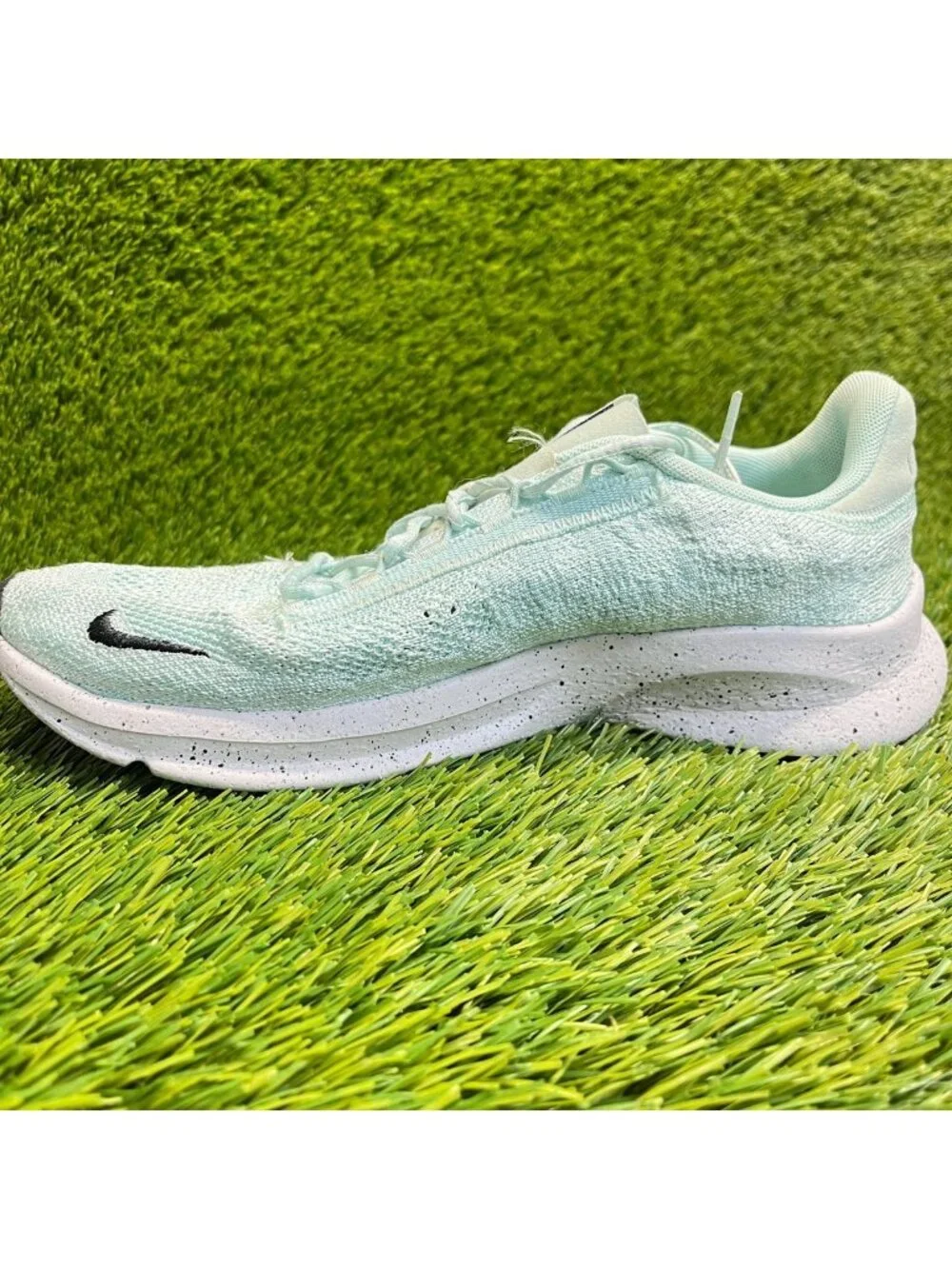 Nike SuperRep Go 3 Flyknit Womens Size 8.5 Blue Athletic Running Shoes Sneakers